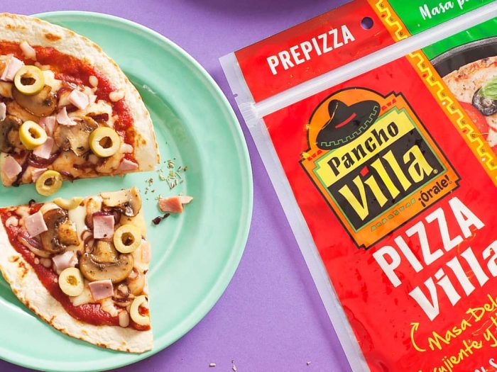 Pizzavilla de aceitunas y champiñones
