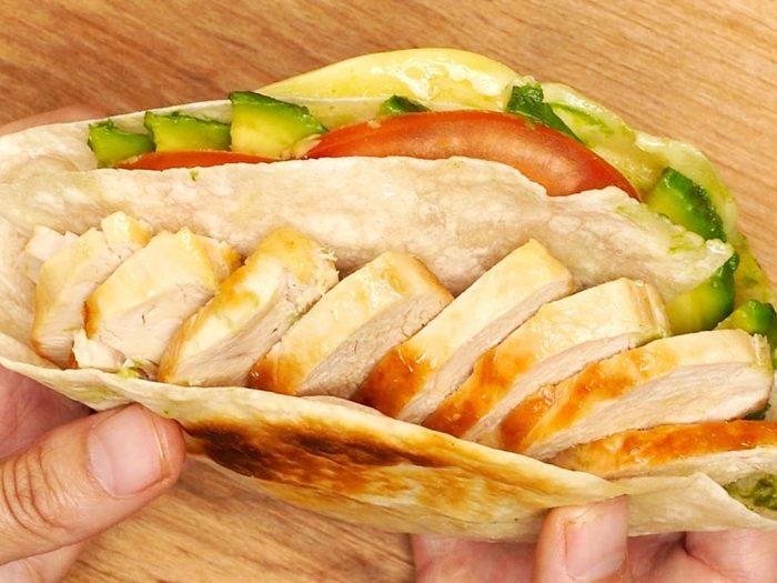 Tortilla Challenge de pollo